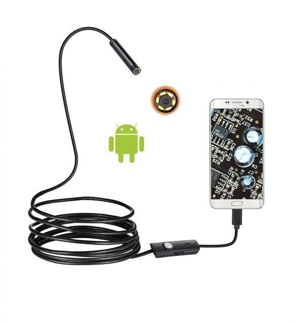 Cámara endoscópica celular micro usb 5 metros