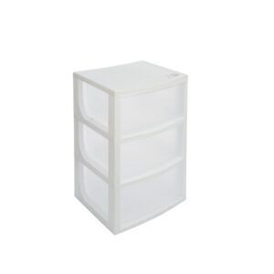 organizador 3 cajones blanco Wenco - Willy-Express.cl