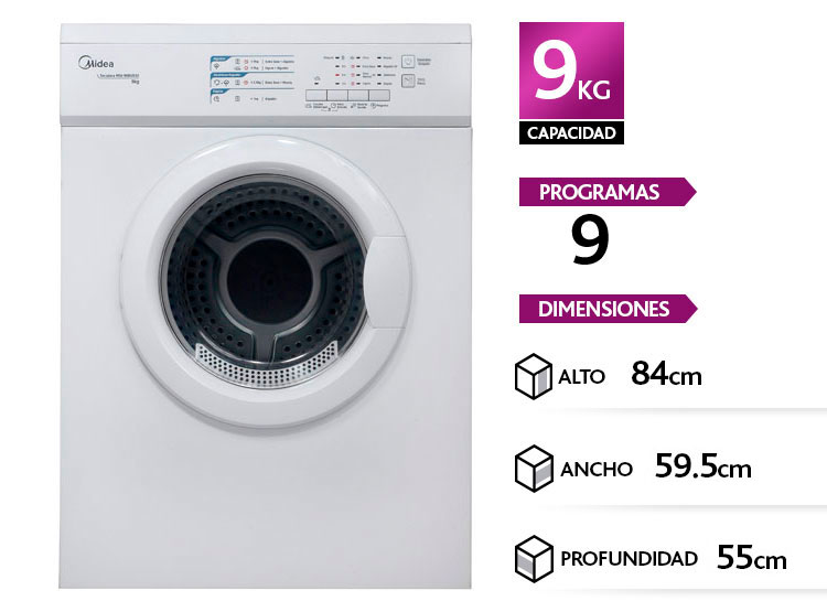 Secadora Midea MSV-90BV032